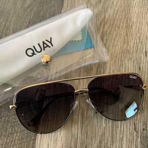 Quay oversized Aviator sunglasses